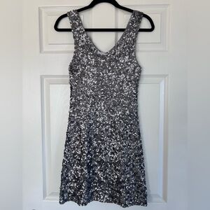 Sequin dress, knee length